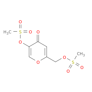 4H-Pyran-4-one,5-[(methylsulfonyl)oxy]-2-[[(methylsulfonyl)oxy]methyl]-