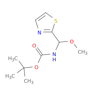 Carbamic acid, (methoxy-2-thiazolylmethyl)-, 1,1-dimethylethyl ester