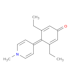 2,5-Cyclohexadien-1-one, 3,5-diethyl-4-(1-methyl-4(1H)-pyridinylidene)-