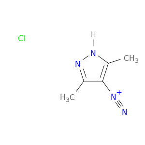 1H-Pyrazole-4-diazonium, 3,5-dimethyl-, chloride