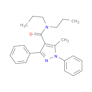1H-Pyrazole-4-carboxamide,5-methyl-1,3-diphenyl-N,N-dipropyl-