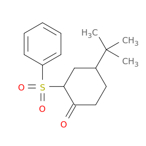 Cyclohexanone, 4-(1,1-dimethylethyl)-2-(phenylsulfonyl)-
