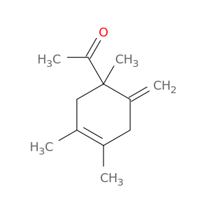 Ethanone, 1-(1,3,4-trimethyl-6-methylene-3-cyclohexen-1-yl)-