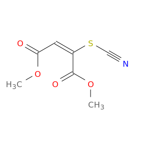 2-Butenedioic acid, 2-thiocyanato-, dimethyl ester, (E)-