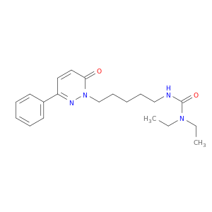Urea, N,N-diethyl-N'-[5-(6-oxo-3-phenyl-1(6H)-pyridazinyl)pentyl]-