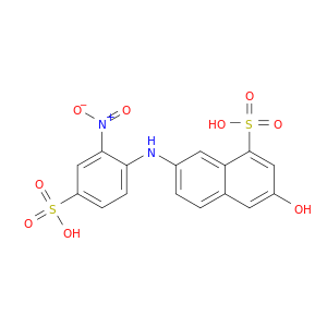 1-Naphthalenesulfonic acid, 3-hydroxy-7-[(2-nitro-4-sulfophenyl)amino]-