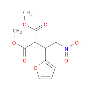 Propanedioic acid, [1-(2-furanyl)-2-nitroethyl]-, dimethyl ester