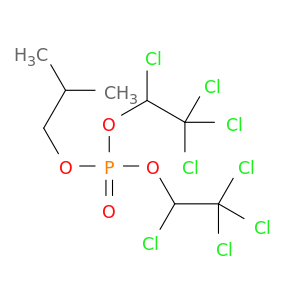 Phosphoric acid, 2-methylpropyl bis(1,2,2,2-tetrachloroethyl) ester