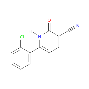 6-(2-chlorophenyl)-2-oxo-1,2-dihydropyridine-3-carbonitrile