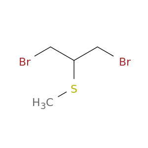 Propane, 1,3-dibromo-2-(methylthio)-