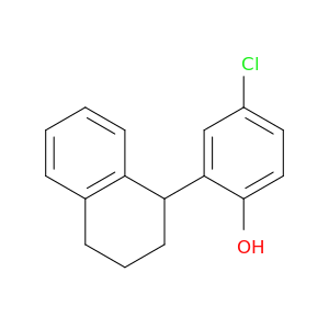 Phenol, 4-chloro-2-(1,2,3,4-tetrahydro-1-naphthalenyl)-