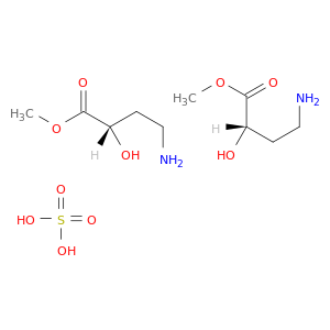 Butanoic acid, 4-amino-2-hydroxy-, methyl ester, (2S)-, sulfate (2:1)