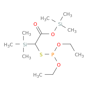 Acetic acid, [(diethoxyphosphino)thio](trimethylsilyl)-, trimethylsilyl ester