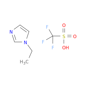 Methanesulfonic acid, trifluoro-, compd. with 1-ethyl-1H-imidazole (1:1)