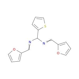 Methanediamine, N,N'-bis(2-furanylmethylene)-1-(2-thienyl)-