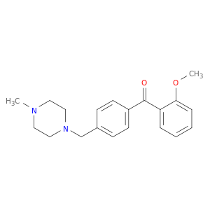 2-METHOXY-4'-(4-METHYLPIPERAZIN-1-YLMETHYL)BENZOPHENONE