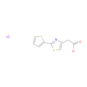 Sodium 2-[2-(Thiophen-2-yl)-1,3-thiazol-4-yl]acetate