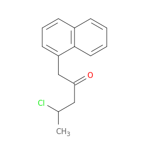 2-Pentanone, 4-chloro-1-(1-naphthalenyl)-