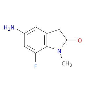 2H-INDOL-2-ONE, 5-AMINO-7-FLUORO-1,3-DIHYDRO-1-METHYL-