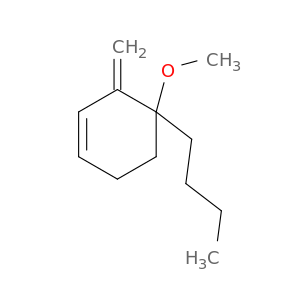 1-Cyclohexene, 4-butyl-4-methoxy-3-methylene-