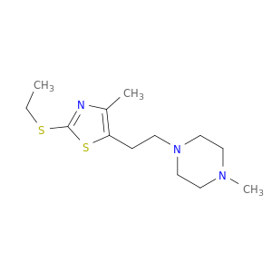 Piperazine, 1-[2-[2-(ethylthio)-4-methyl-5-thiazolyl]ethyl]-4-methyl-