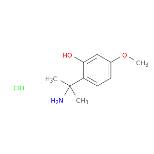 2-(2-aminopropan-2-yl)-5-methoxyphenol hydrochloride