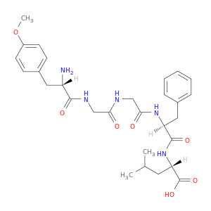 L-Leucine, N-[N-[N-[N-(O-methyl-L-tyrosyl)glycyl]glycyl]-L-phenylalanyl]-