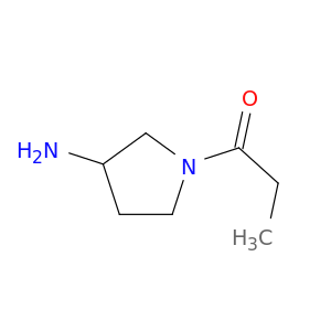 1-(3-Aminopyrrolidin-1-yl)propan-1-one