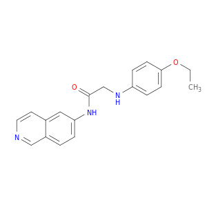 Acetamide, 2-[(4-ethoxyphenyl)amino]-N-6-isoquinolinyl-