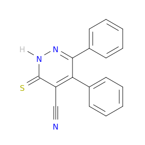 4-Pyridazinecarbonitrile, 2,3-dihydro-5,6-diphenyl-3-thioxo-