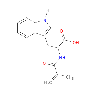 DL-Tryptophan, N-(2-methyl-1-oxo-2-propenyl)-