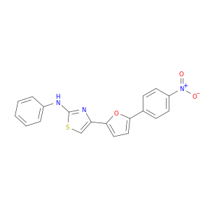 2-Thiazolamine, 4-[5-(4-nitrophenyl)-2-furanyl]-N-phenyl-