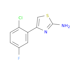 2-Thiazolamine, 4-(2-chloro-5-fluorophenyl)-