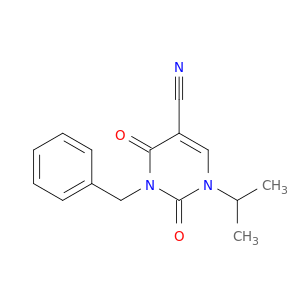 1,2,3,4-四氢-1-(1-甲基乙基)-2,4-二氧基-3-(苯基甲基)-5-嘧啶羰基腈