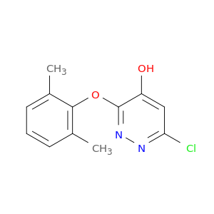 4-Pyridazinol, 6-chloro-3-(2,6-dimethylphenoxy)-