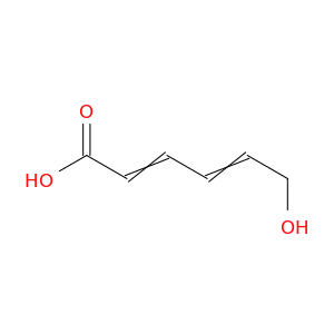 6-Hydroxy-2,4-hexadienoic acid