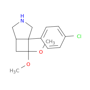 3-Azabicyclo[3.2.0]heptane, 1-(4-chlorophenyl)-7,7-dimethoxy-