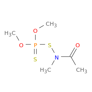Acetamide, N-[(dimethoxyphosphinothioyl)thio]-N-methyl-