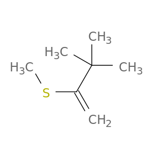 1-Butene, 3,3-dimethyl-2-(methylthio)-