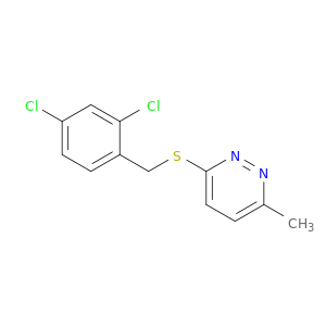 3-[(2,4-dichlorobenzyl)sulfanyl]-6-methylpyridazine