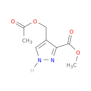 1H-Pyrazole-3-carboxylic acid, 4-[(acetyloxy)methyl]-, methyl ester