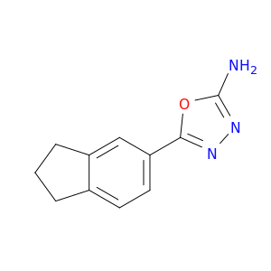 5-(2,3-Dihydro-1H-inden-5-yl)-1,3,4-oxadiazol-2-amine