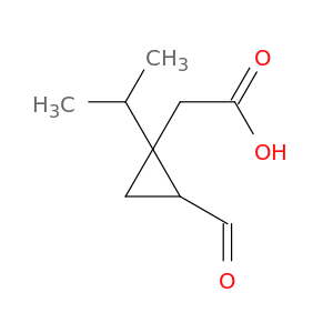 Cyclopropaneaceticacid, 2-formyl-1-(1-methylethyl)-