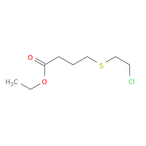 Butanoic acid,4-[(2-chloroethyl)thio]-, ethyl ester