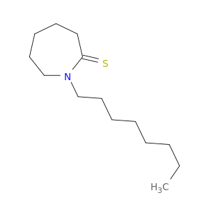 2H-Azepine-2-thione, hexahydro-1-octyl-