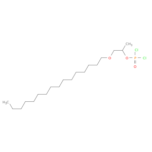 Phosphorodichloridic acid, 2-(hexadecyloxy)-1-methylethyl ester