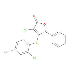 2(5H)-Furanone, 3-chloro-4-[(2-chloro-4-methylphenyl)thio]-5-phenyl-