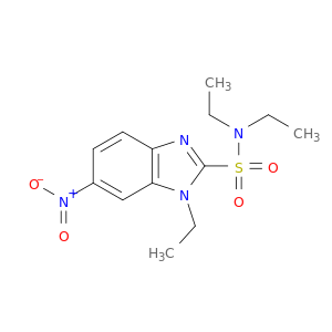 1H-Benzimidazole-2-sulfonamide,N,N,1-triethyl-6-nitro-