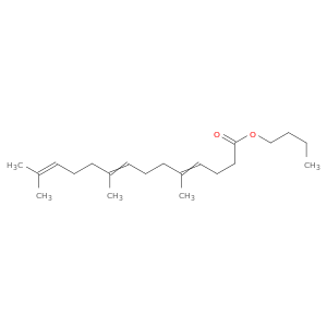 4,8,12-Tetradecatrienoic acid, 5,9,13-trimethyl-, butyl ester