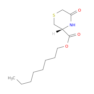 3-Thiomorpholinecarboxylic acid, 5-oxo-, octyl ester, (R)-